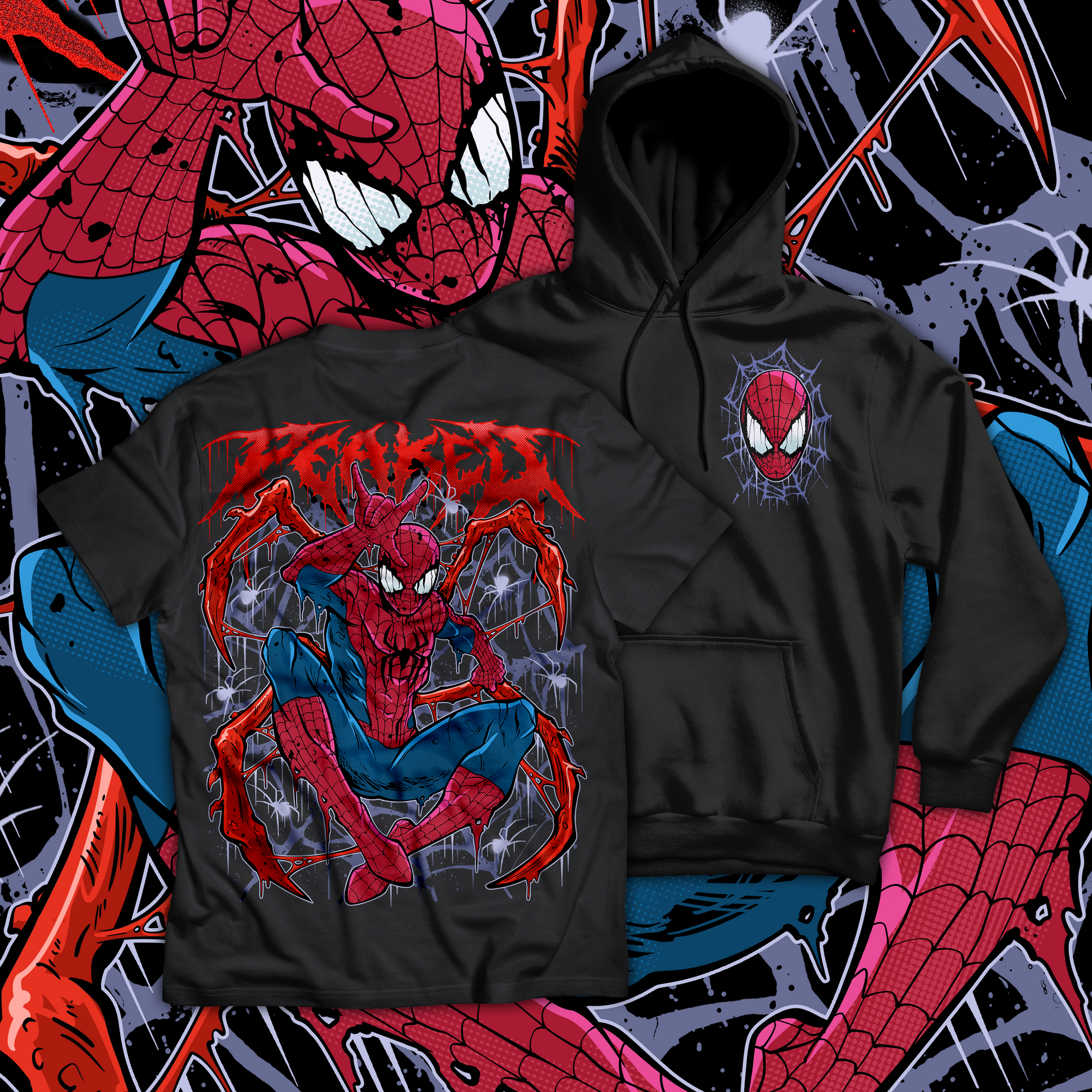 Webs T Shirt / Hoodie