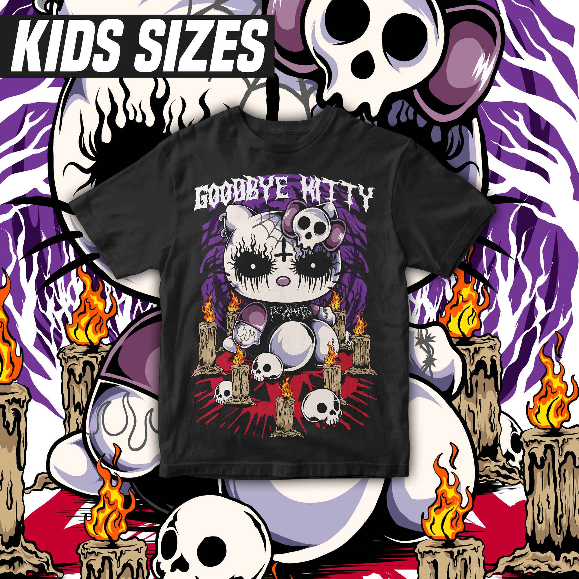 Hell Kitty Kids T-Shirt