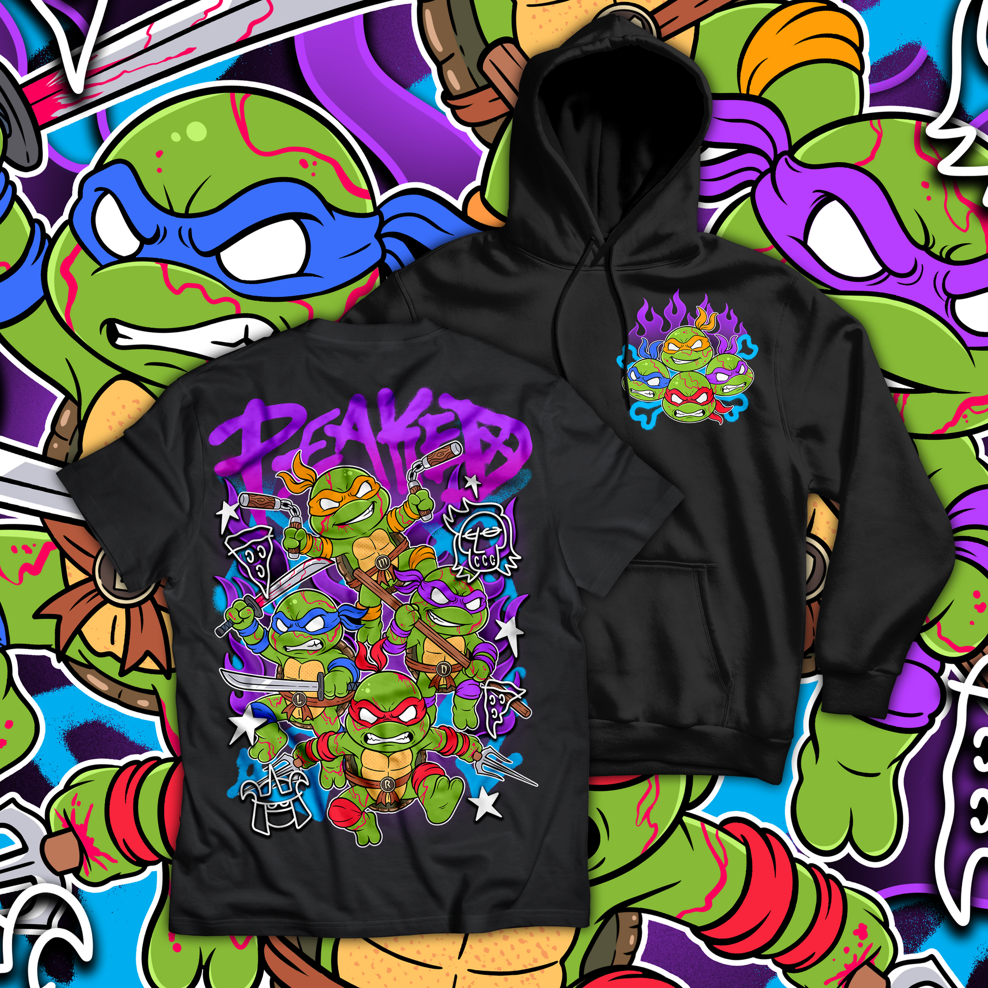 Mini Turtles T Shirt / Hoodie