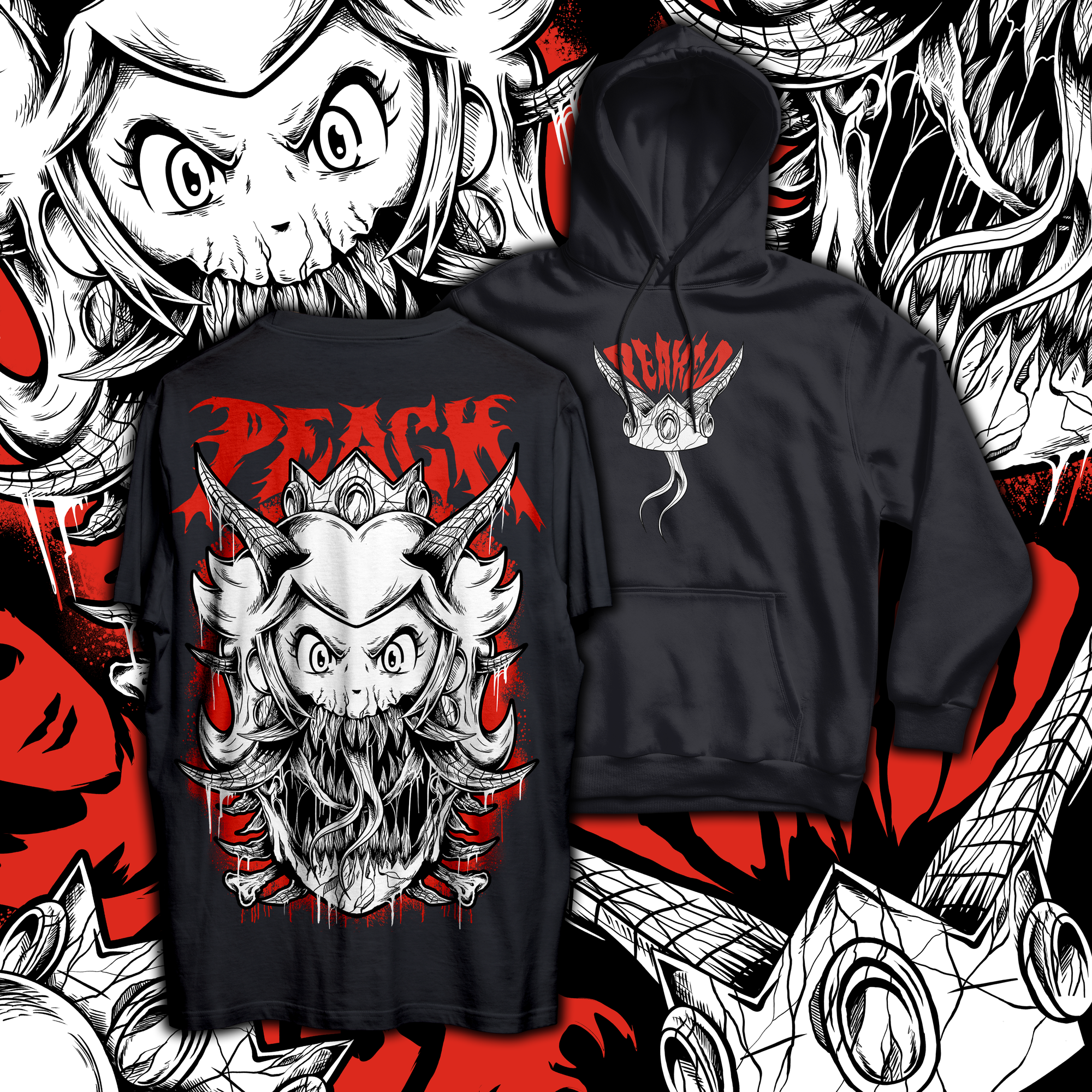Peach T Shirt / Hoodie