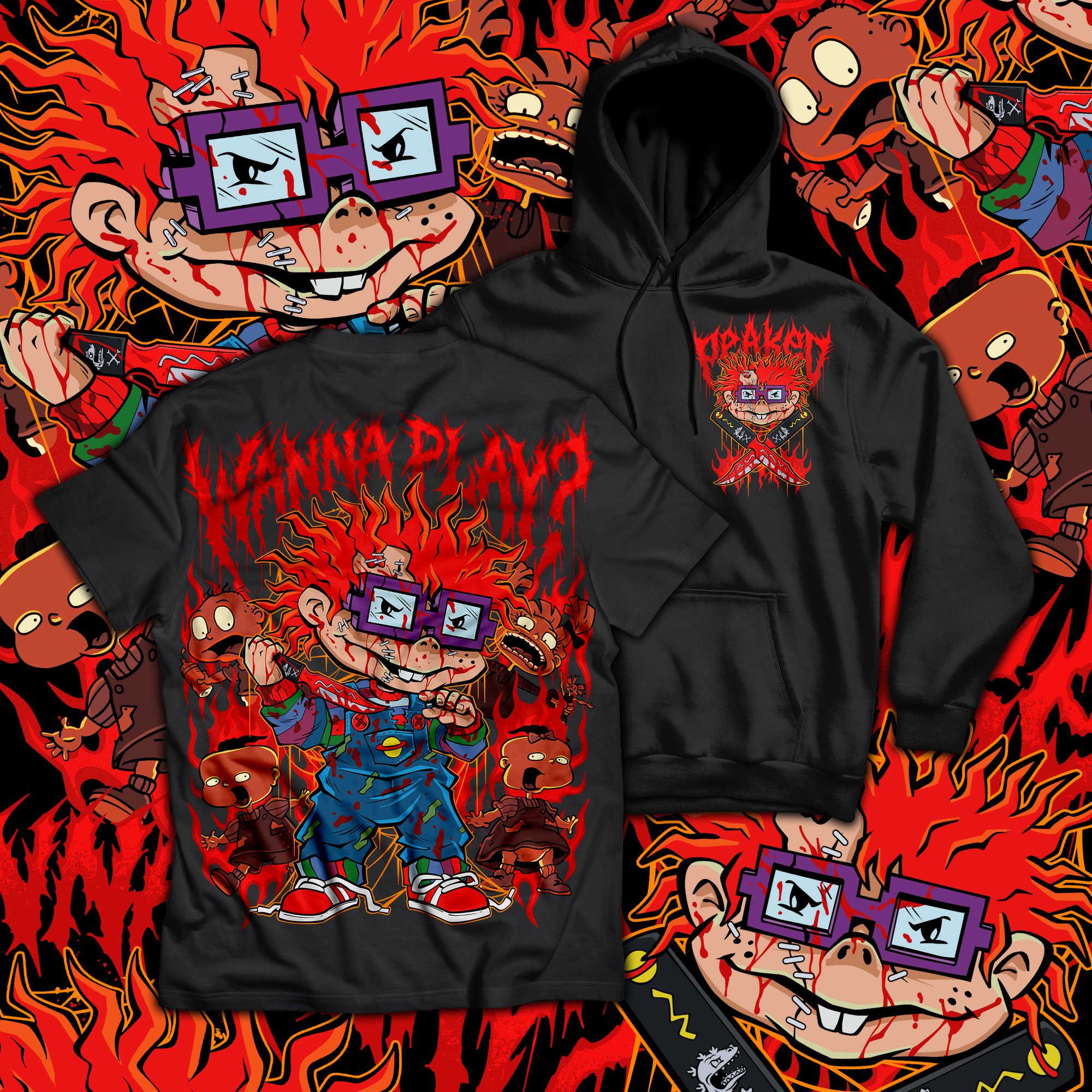 Wanna Play? T Shirt / Hoodie